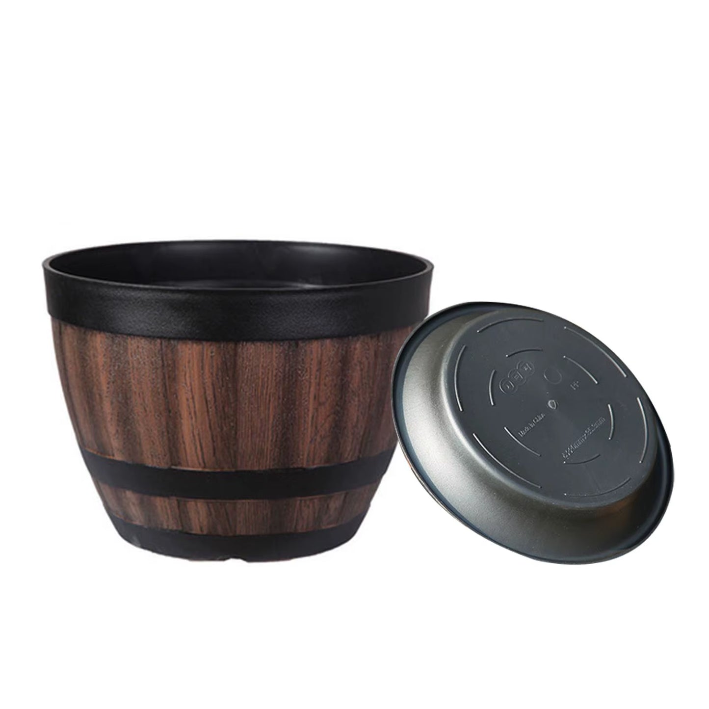 Bucket-Liked Flower Pot Large Capacity Retro Planter for Home and Garden