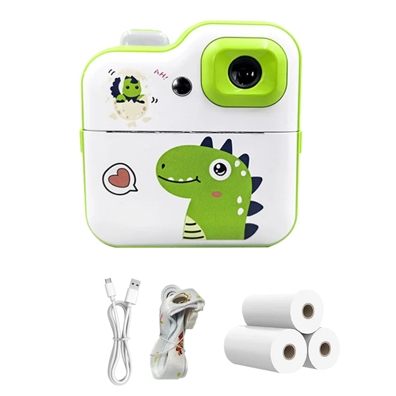 Kids Instant Print Camera Toys 1080P HD Kids Digital Camera Instant Photo Printing Camera Video Toys Picture Printer Toys Gifts