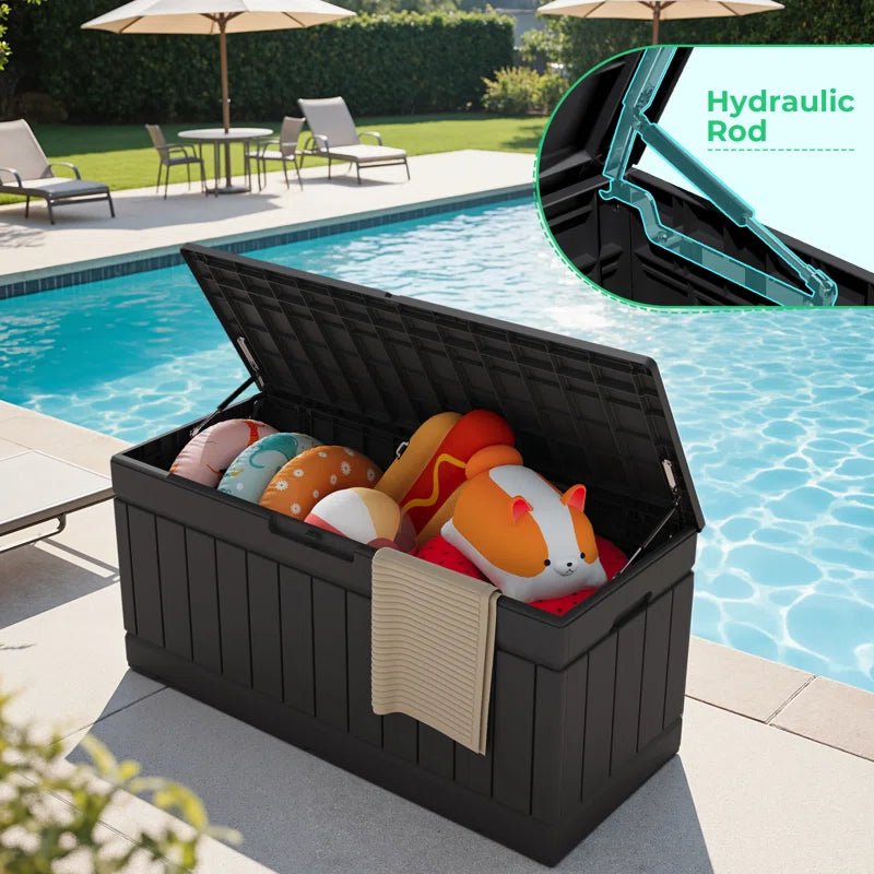 45.3'' W 82 Gallons Water Resistant Lockable Deck Box