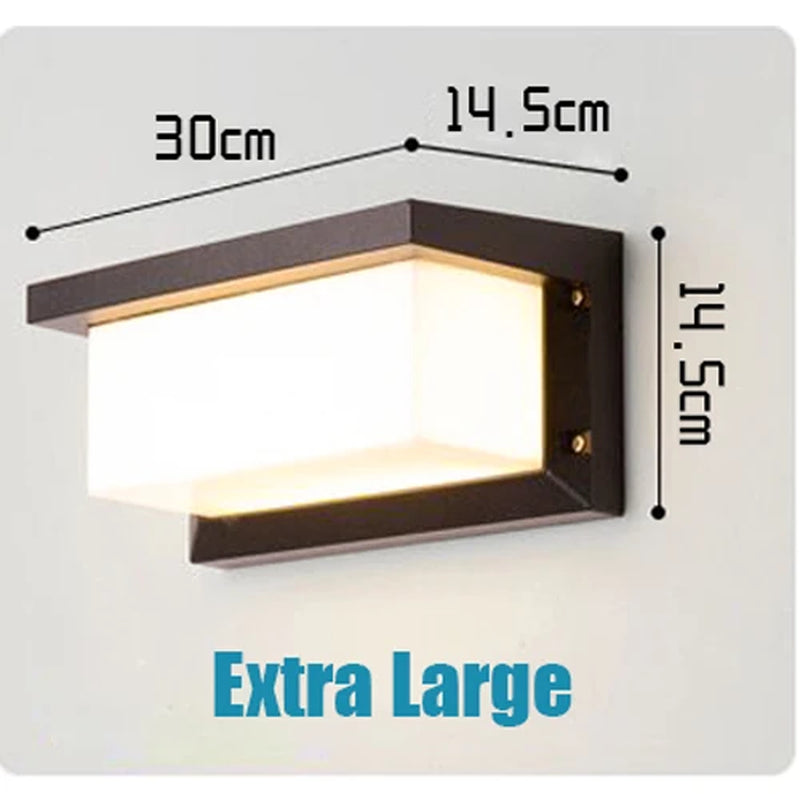 Extra Large LED Outdoor Lights Motion Sensor Outdoor Wall Light Waterproof IP65 Outdoor Wall Lamp Street Lamp Garden Lights