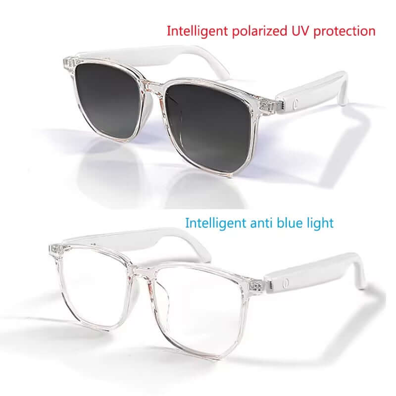 SoundSight Smart Glasses – Bluetooth Sunglasses with Built-In Earphones, UV400 Polarized Lenses & Hands-Free Calling