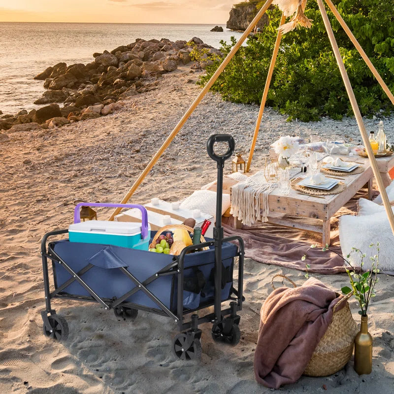 29.3'' W Garden Cart Portable Collapsible Utility Wagon