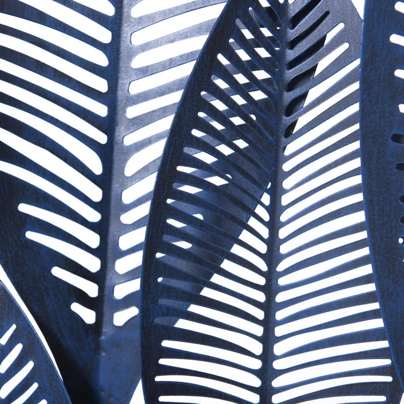 Nola Traditional Plants & Flowers Wall Decor on Metal