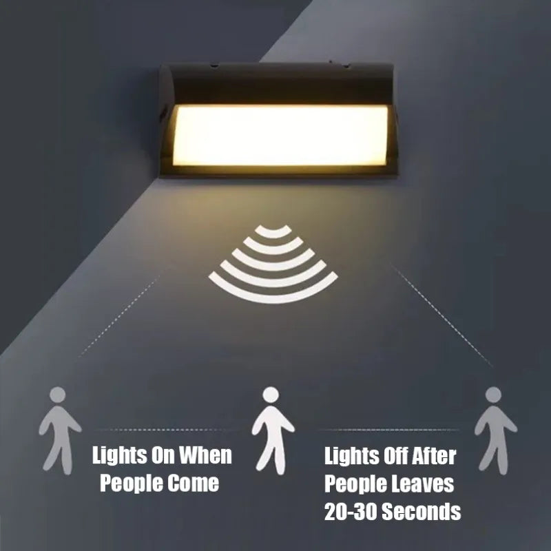 Extra Large LED Outdoor Lights Motion Sensor Outdoor Wall Light Waterproof IP65 Outdoor Wall Lamp Street Lamp Garden Lights