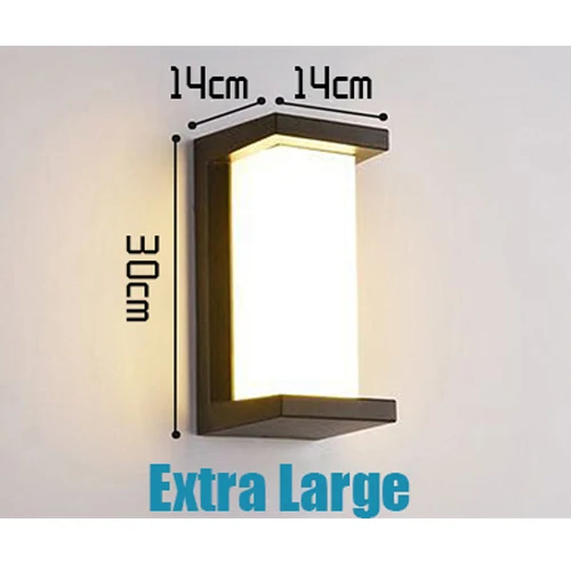 Extra Large LED Outdoor Lights Motion Sensor Outdoor Wall Light Waterproof IP65 Outdoor Wall Lamp Street Lamp Garden Lights
