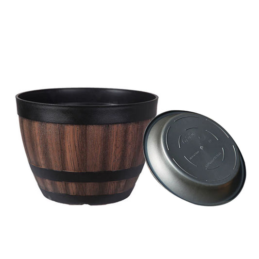 Bucket-Liked Flower Pot Large Capacity Retro Planter for Home and Garden