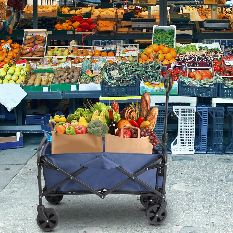 29.3'' W Garden Cart Portable Collapsible Utility Wagon
