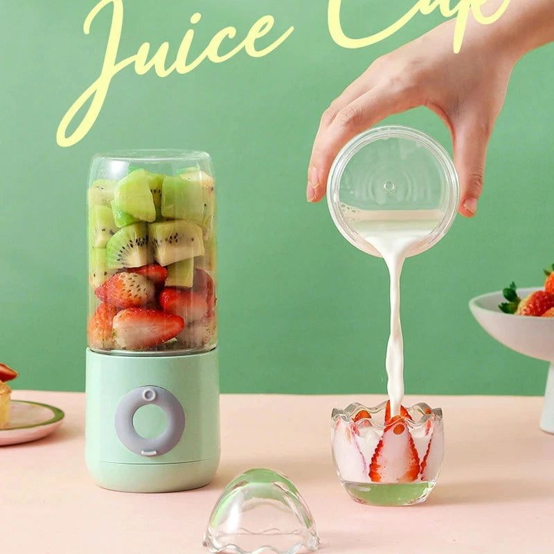 500Ml Mini Blender Fruit Juicer Portable USB Handheld Smoothie Blender Wireless Vegetables Fruits Juicer Kitchen Tool Accessorie