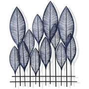 Nola Traditional Plants & Flowers Wall Decor on Metal