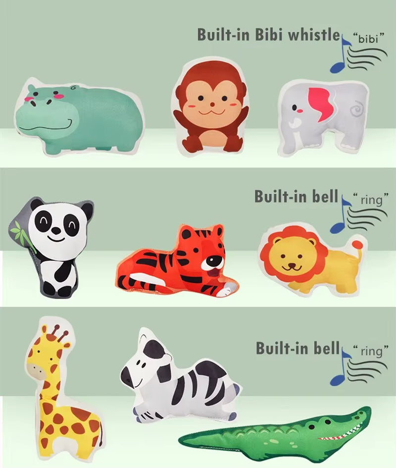 Montessori Soft Cloth Car Toy Set City Traffic Map of Road Boy Girls Educational Toy Interactive Sound Crawling Games