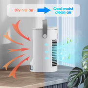 Mini Portable Air Conditioner Air Cooler Fan USB Water Cooling Fan Air Conditioning for Home Office Mobile Air Conditioner