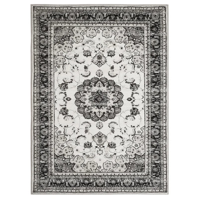 Washable Vintage 5X7 Area Rug for Living Room Floral Design Rugs for Bedroom Indoor Print Carpet for Dining Room Entryway