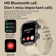 Original Men Smartwatch Flashlight Bluetooth Call Fitness Clock IP68 Waterproof Sports Men for Xiaomi Android Smart Watch 2024