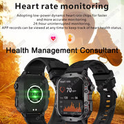 Original Men Smartwatch Flashlight Bluetooth Call Fitness Clock IP68 Waterproof Sports Men for Xiaomi Android Smart Watch 2024