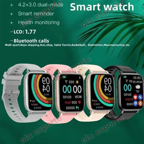 Smart Watch 2025 Bluetooth Call Sleep Heart Rate Health Monitoring GPS Watches for Men Women Sport Fitness Waterproof Smartwatch