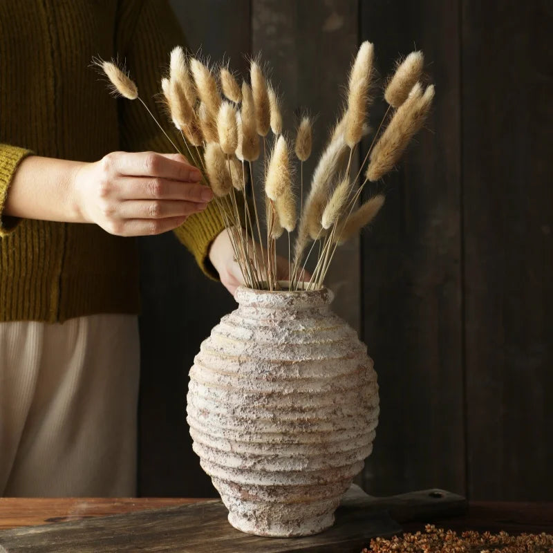 21.5 CM High Home Decoration Ceramic Vase Vintage Handmade Style Ceramics & Pottery Accessories for Home Decor Vases